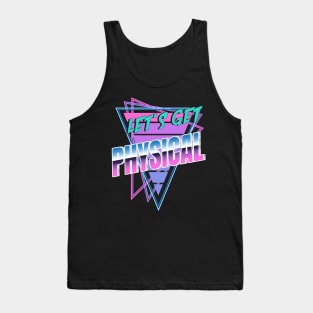 Let's Get Physical Totally Rad 80s Costume Tank Top